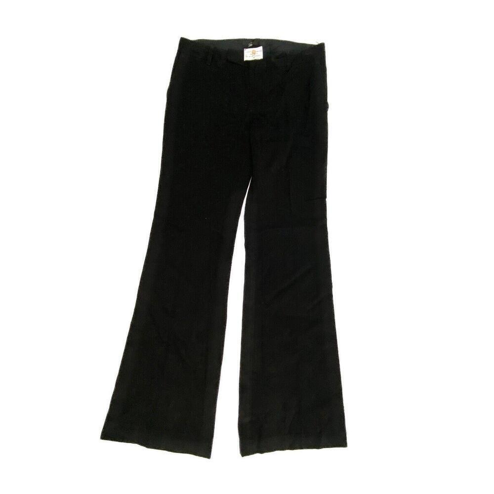 NEW Jen Basic Wide Leg Women's size 10‎ Soft Velvet Twill Black Pants